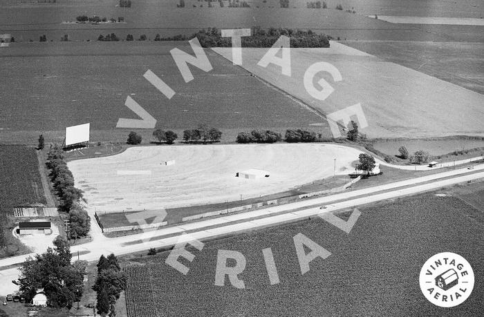 Tuscola Drive-In Theatre - Old Aerial